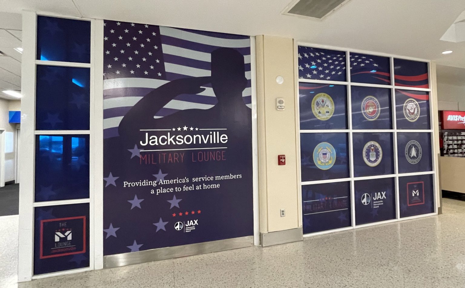 Jacksonville Aviation Authority Opens Military Lounge at JAX Airport in